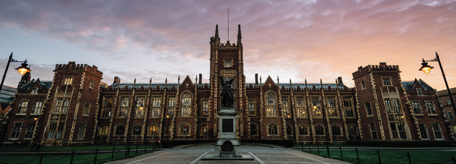 The Lanyon building at sunrise